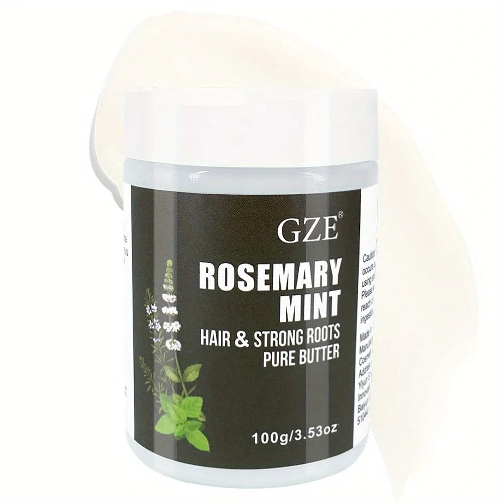 Rosemary Mint Hair & Strong Roots Butter - Natural Hair Growth & Damage Repair Treatment