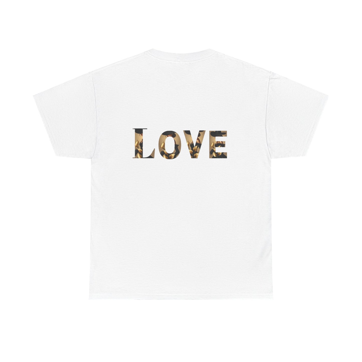 LOVE Graphic Tee — Elegant Black Woman Silhouette T-Shirt