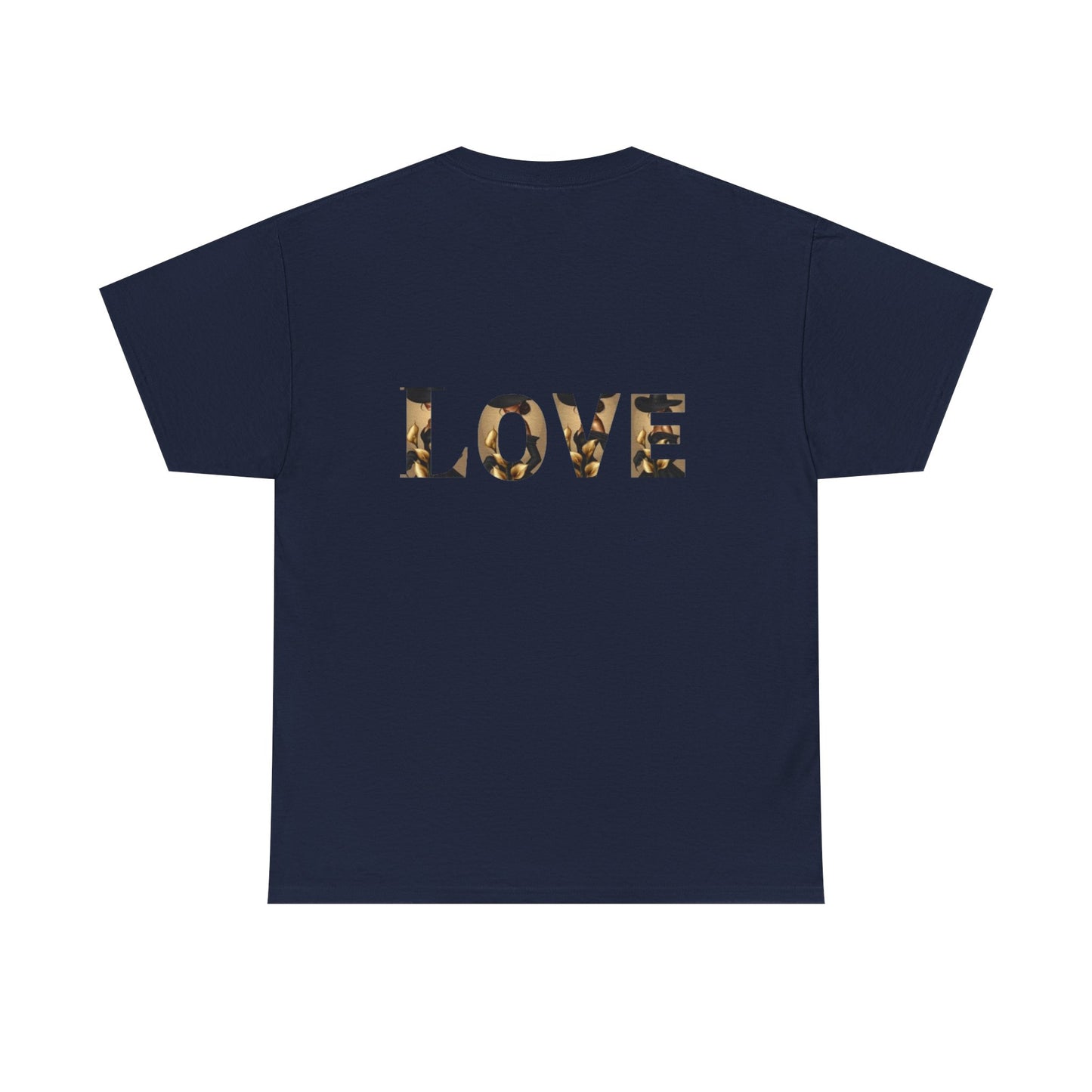 LOVE Graphic Tee — Elegant Black Woman Silhouette T-Shirt