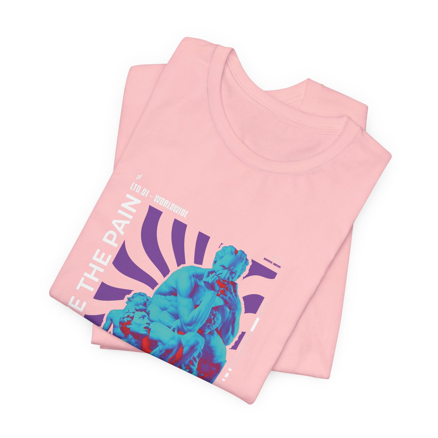 Retro Vaporwave Statue Tee — Binary '0010101. 00:21' Graphic T-Shirt