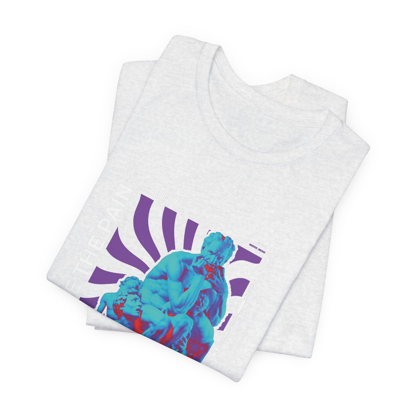Retro Vaporwave Statue Tee — Binary '0010101. 00:21' Graphic T-Shirt