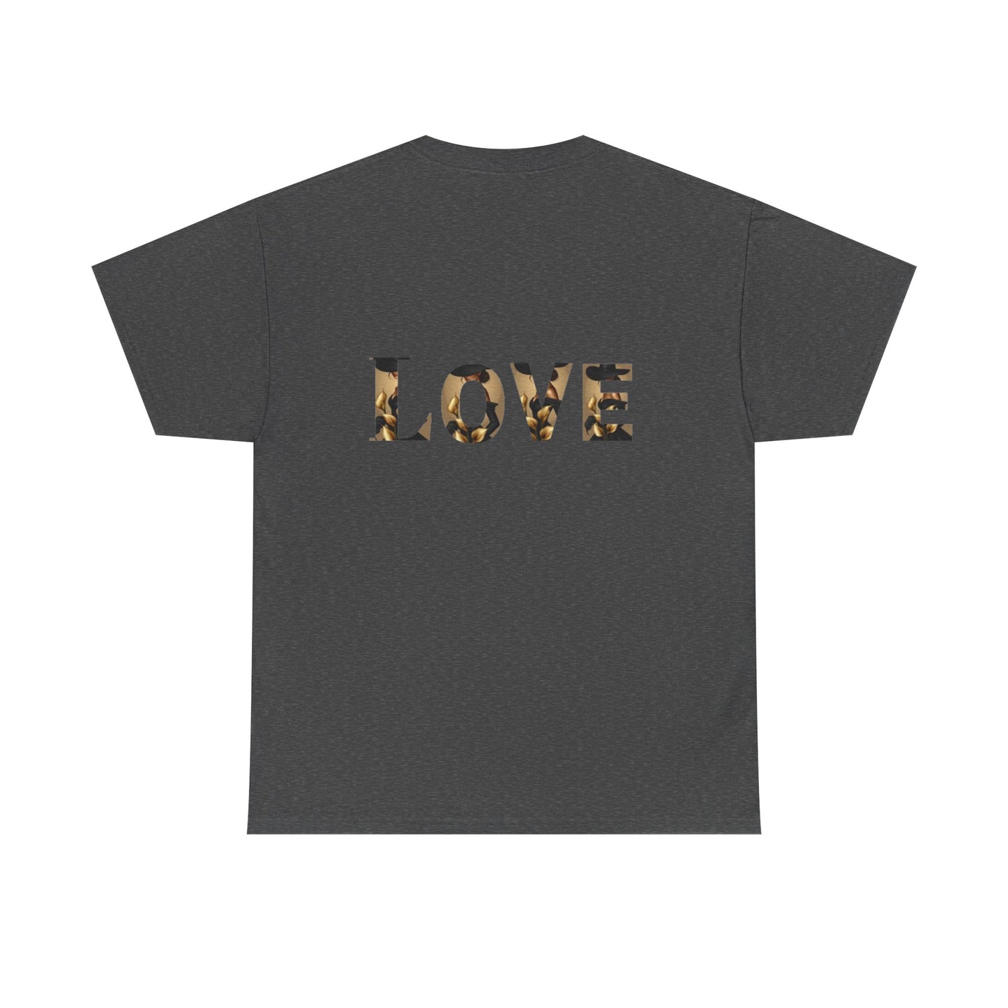LOVE Graphic Tee — Elegant Black Woman Silhouette T-Shirt