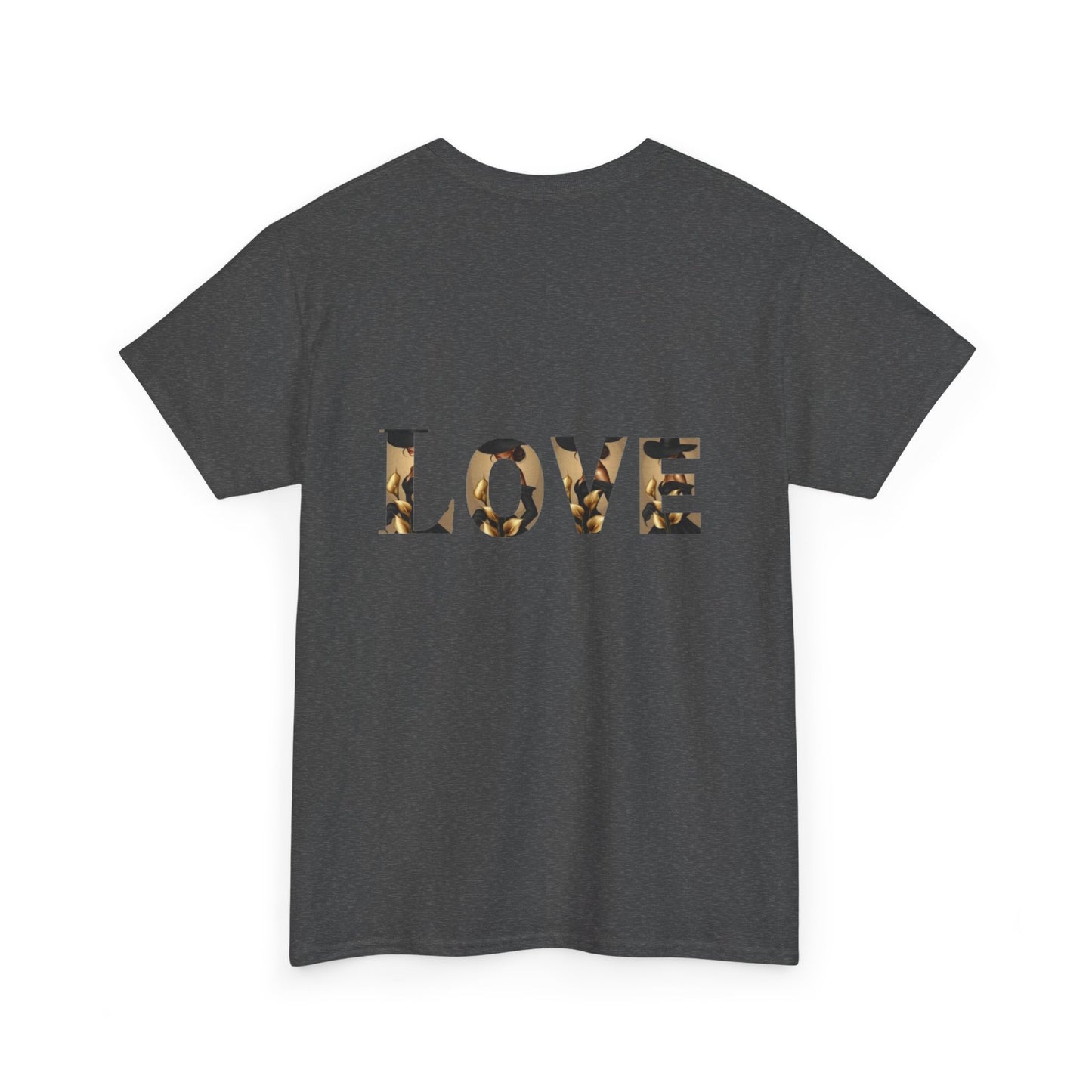 LOVE Graphic Tee — Elegant Black Woman Silhouette T-Shirt
