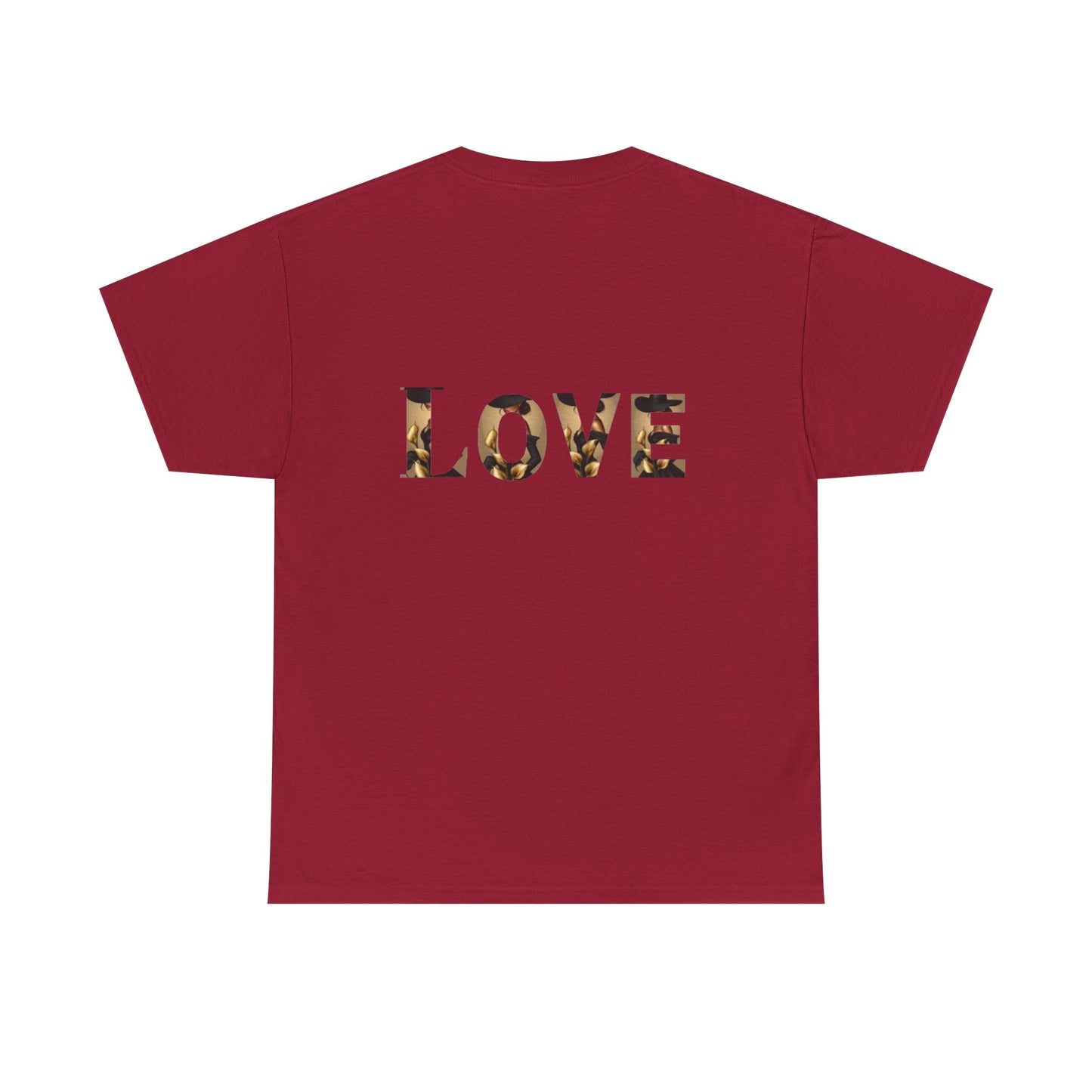 LOVE Graphic Tee — Elegant Black Woman Silhouette T-Shirt