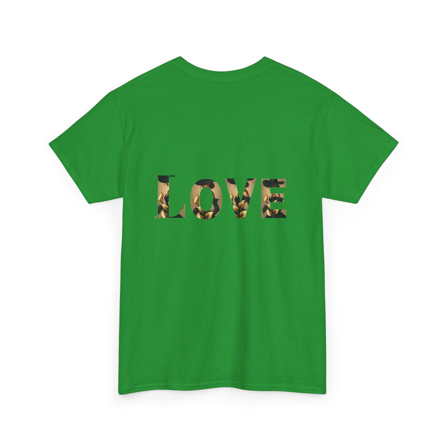 LOVE Graphic Tee — Elegant Black Woman Silhouette T-Shirt