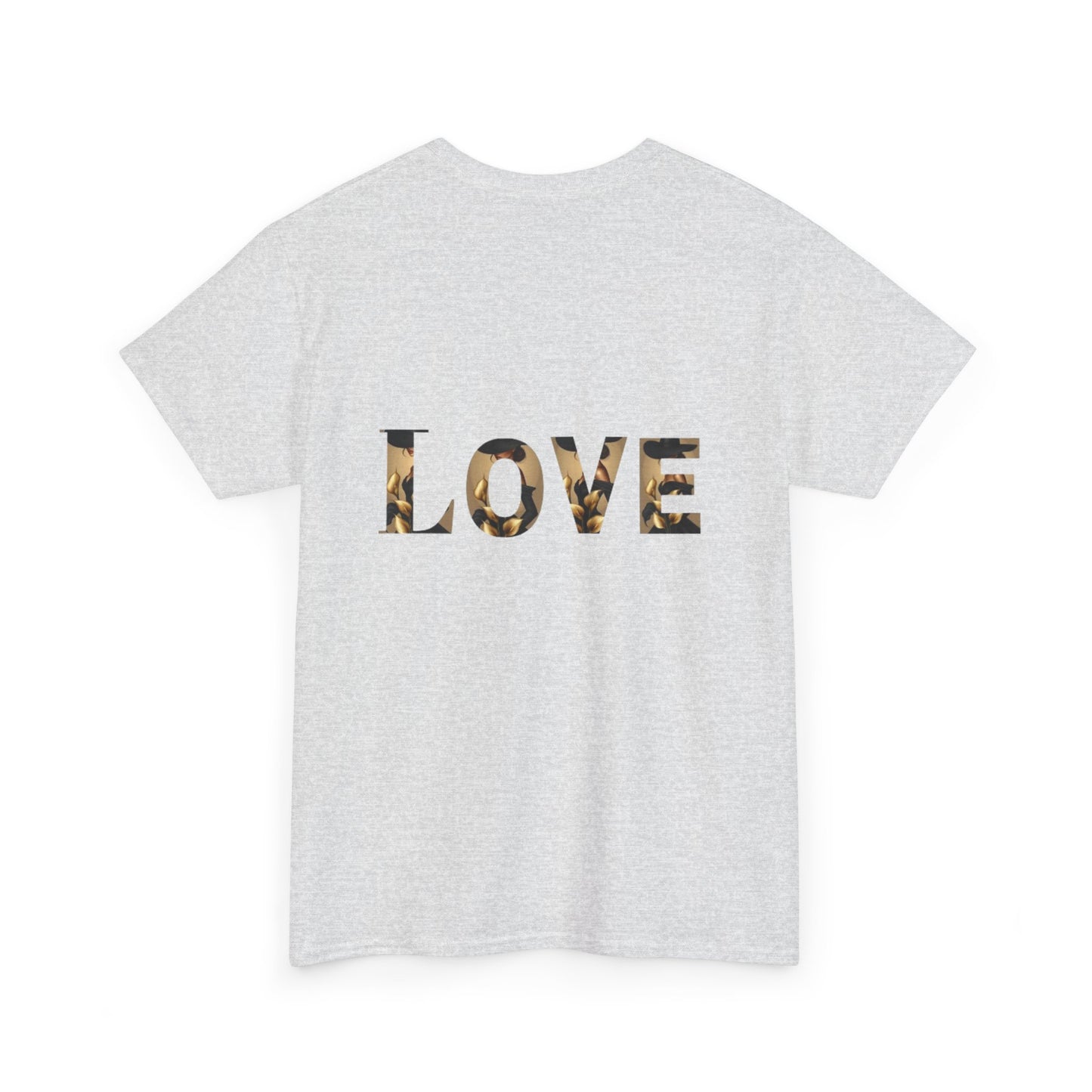 LOVE Graphic Tee — Elegant Black Woman Silhouette T-Shirt
