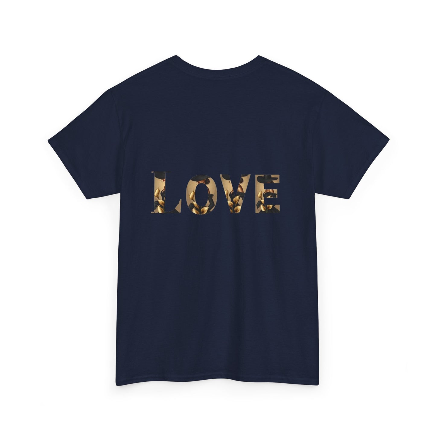 LOVE Graphic Tee — Elegant Black Woman Silhouette T-Shirt