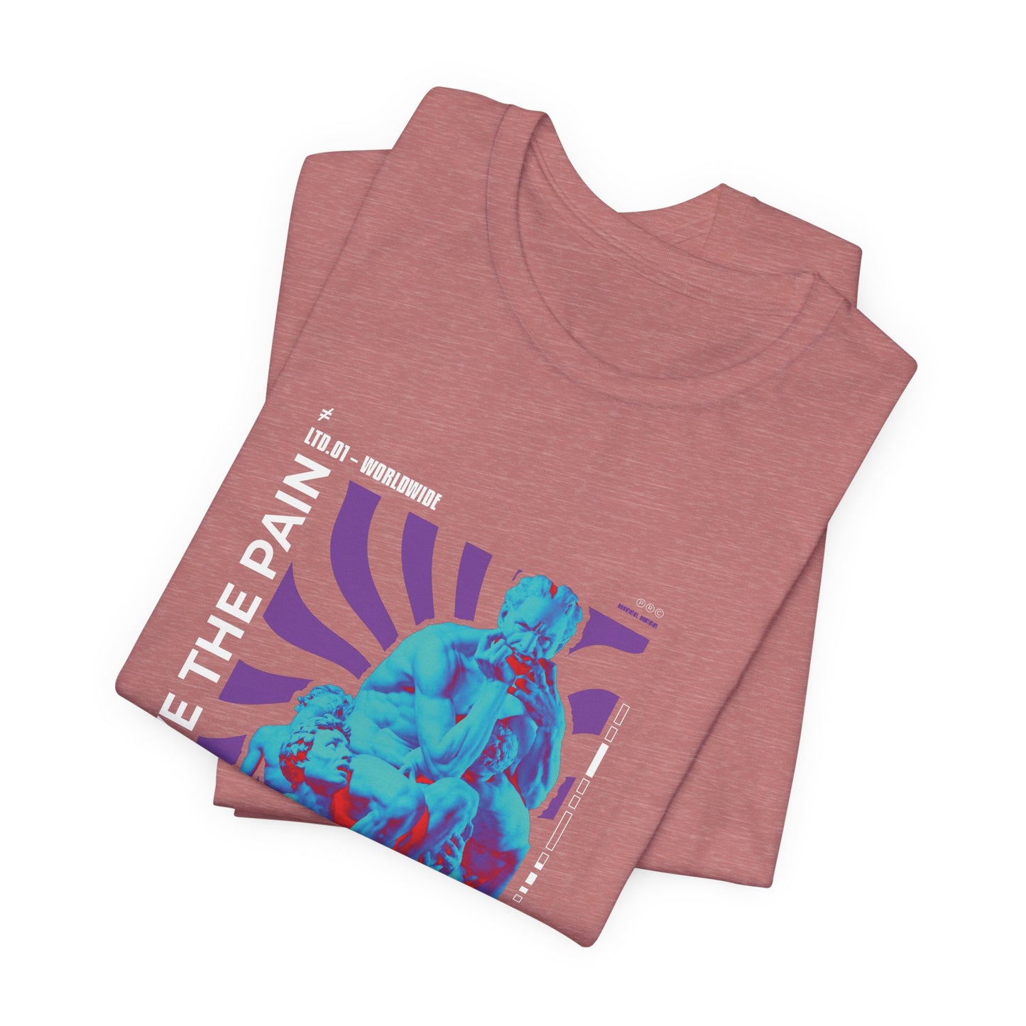 Retro Vaporwave Statue Tee — Binary '0010101. 00:21' Graphic T-Shirt