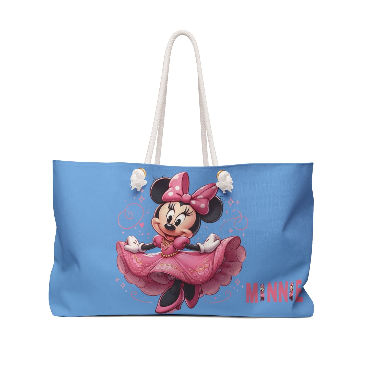 Minnie Mouse Pink Dress Weekender Bag — Cute Disney Travel Tote