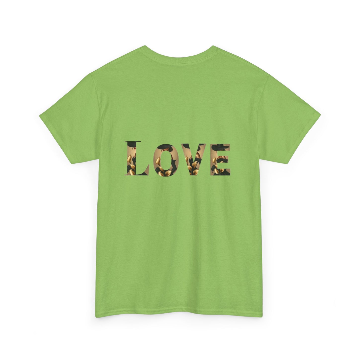 LOVE Graphic Tee — Elegant Black Woman Silhouette T-Shirt