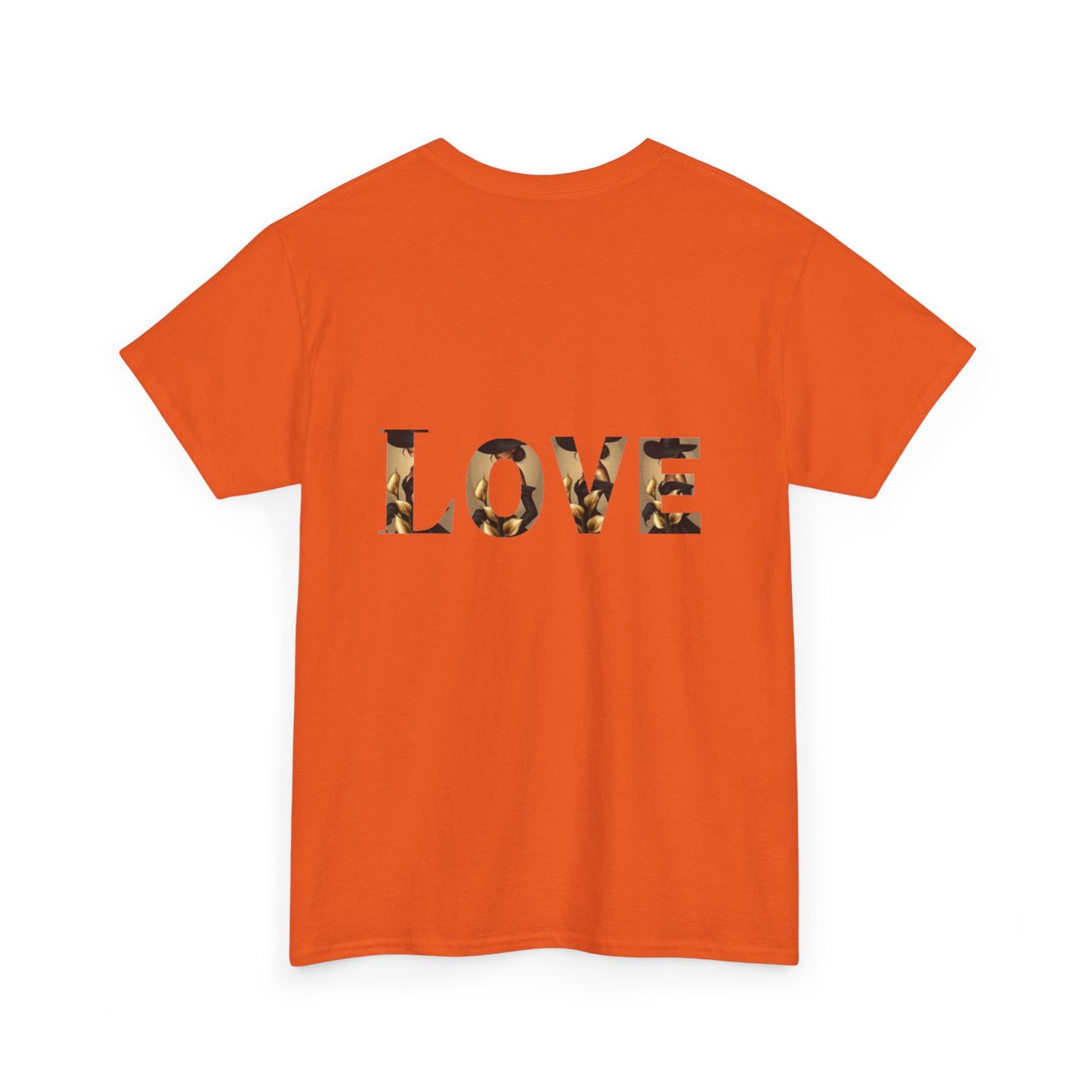 LOVE Graphic Tee — Elegant Black Woman Silhouette T-Shirt