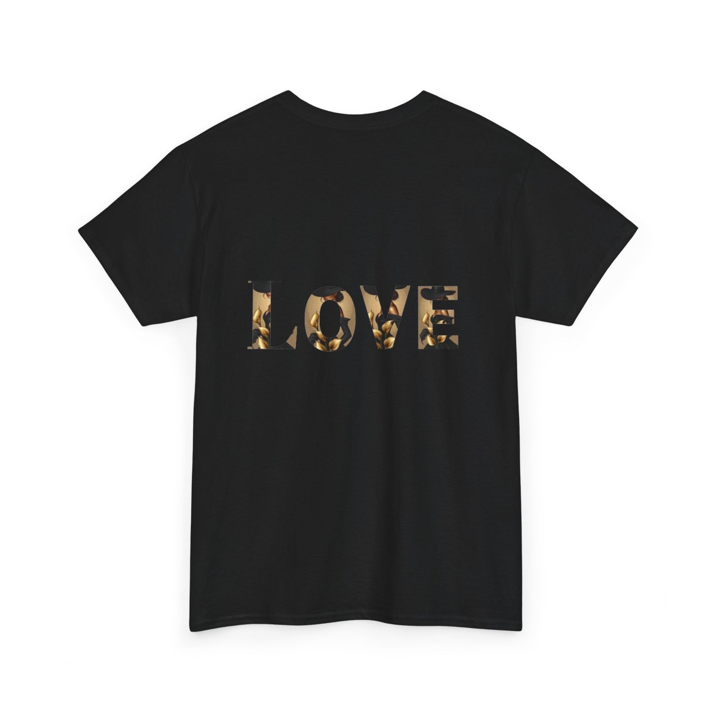 LOVE Graphic Tee — Elegant Black Woman Silhouette T-Shirt