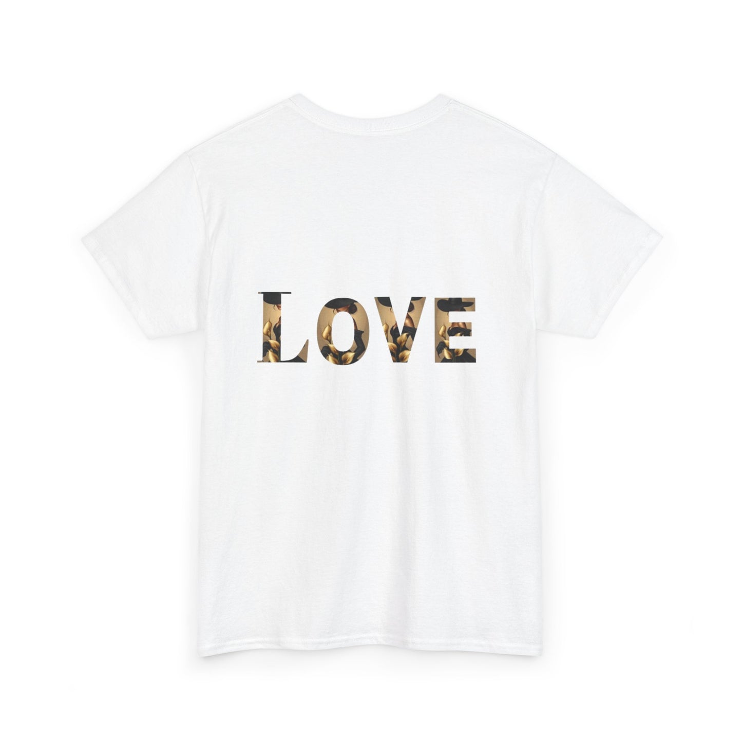 LOVE Graphic Tee — Elegant Black Woman Silhouette T-Shirt