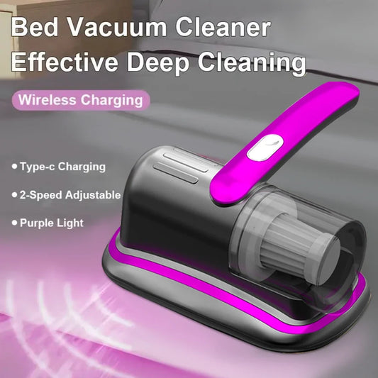 Wireless Handheld Mattress Vacuum Cleaner with UV-C Light HEPA Filter