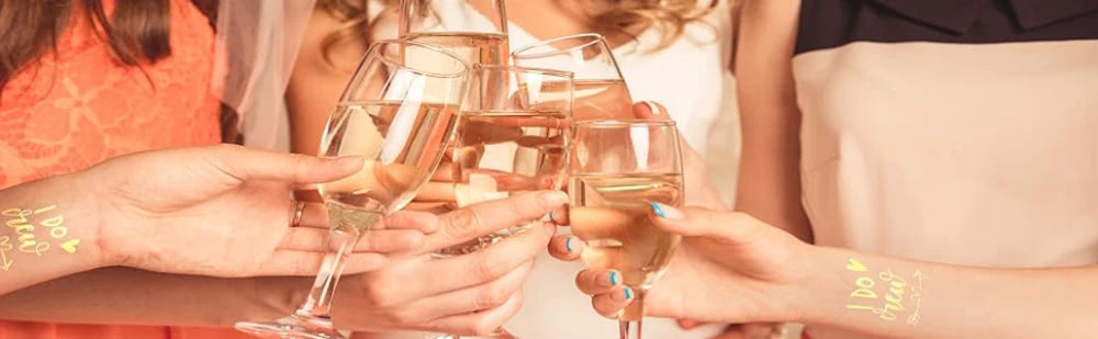 Temporary Tattoos Rose Gold T Stickers