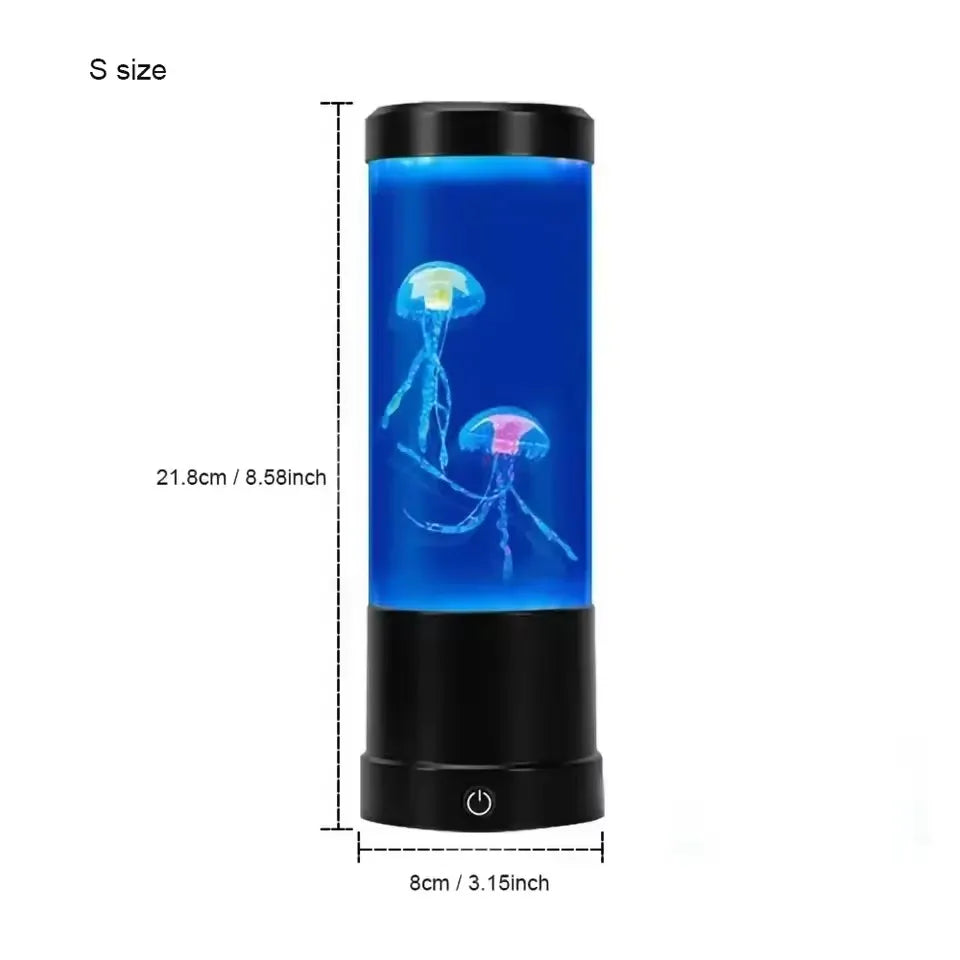 Jellyfish Lamp LED Remote Control Color Changing Aquarium Light With 8 Colors