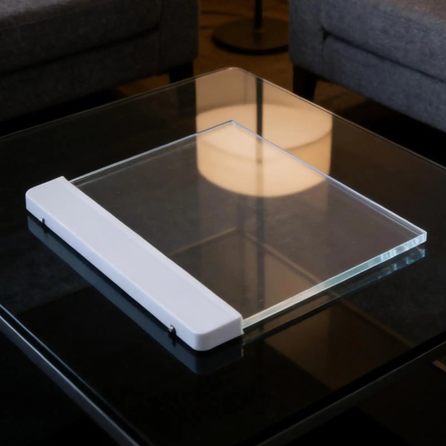 LED Book Reading Light Transparent Page  Bed Desk nighttime reading