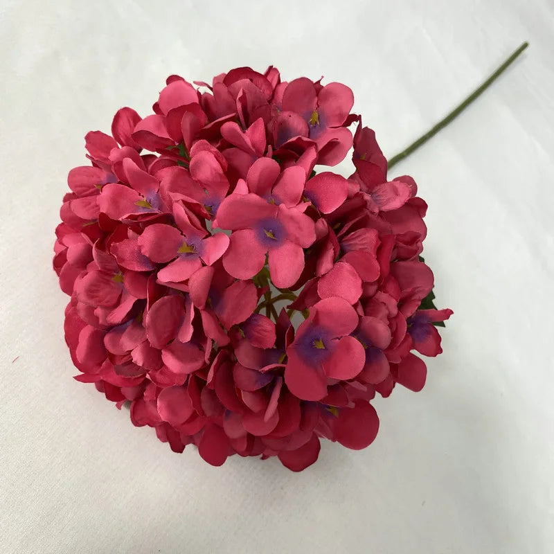 58cm Beautiful Silk Artificial Flowers Hydrangea Flower Bouquet for Table Decoration Floral