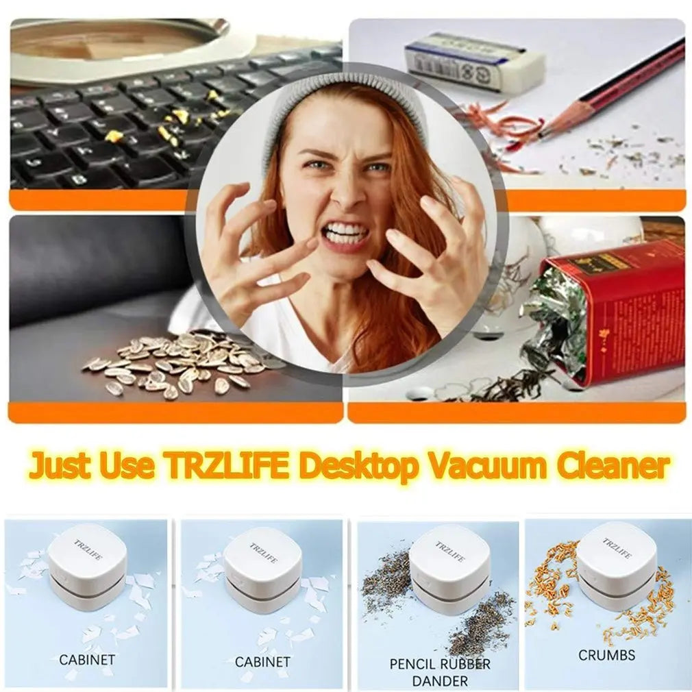 Mini Vacuum Cleaner Portable Handheld Vacuum Office Desk Dust