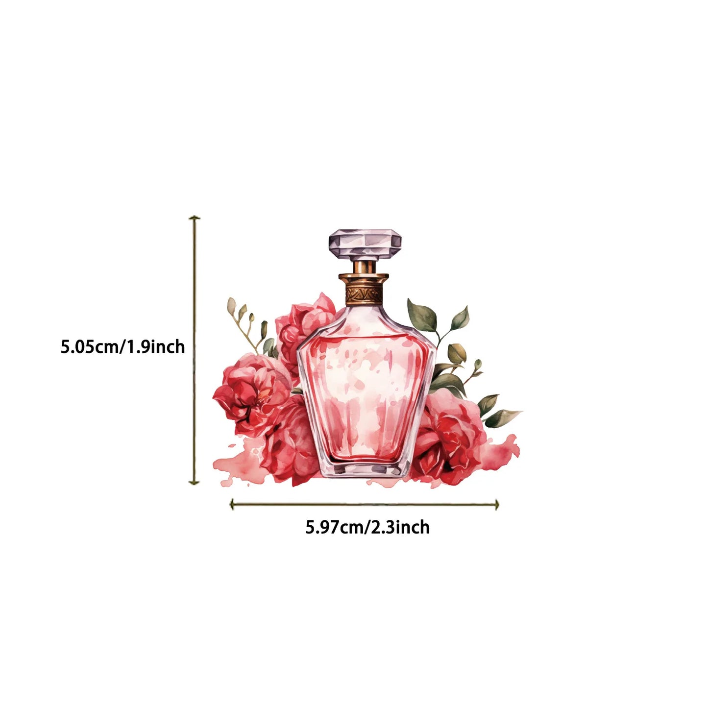 50 PCS Transparent Cartoon Confession Gift Sticker Pack Waterproof