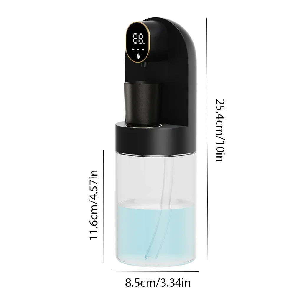 Smart 600ml Mouthwash Dispenser with Magnetic Induction,Wall  Mounted, 4  Gear Liquid Control, Auto  Cleaning