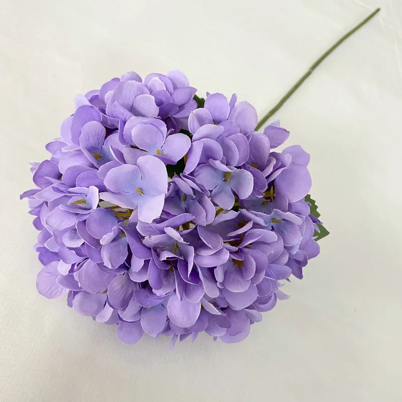 58cm Beautiful Silk Artificial Flowers Hydrangea Flower Bouquet for Table Decoration Floral