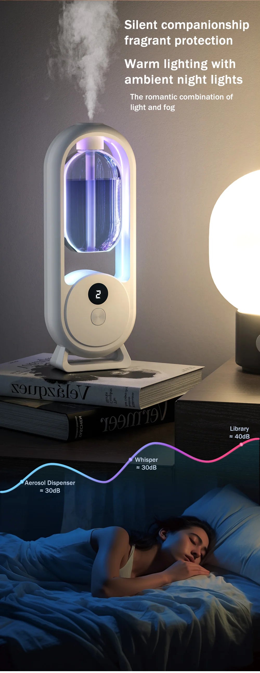 Rechargeable portable aroma diffuser Essential Oil