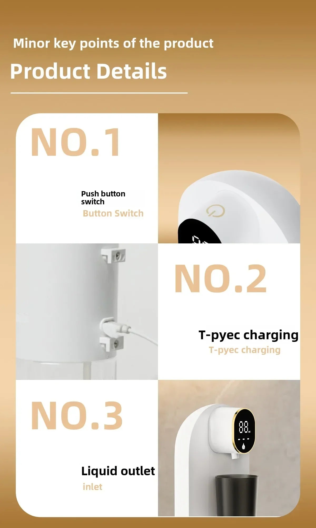 Smart 600ml Mouthwash Dispenser with Magnetic Induction,Wall  Mounted, 4  Gear Liquid Control, Auto  Cleaning