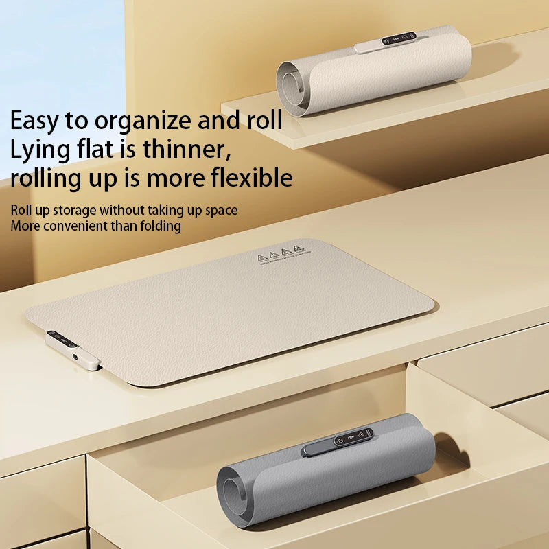 Mat Electric Warming Tray Food Warming Board Plate Foldable Portable Smart Food Fast Heating