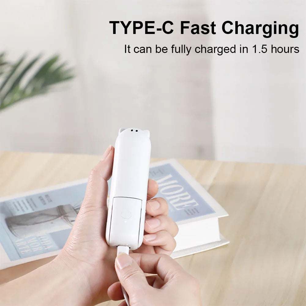 Portable Fan Super Mini Handheld Fan USB Rechargeable Fan Foldable