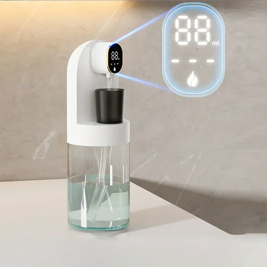 Smart 600ml Mouthwash Dispenser with Magnetic Induction,Wall  Mounted, 4  Gear Liquid Control, Auto  Cleaning