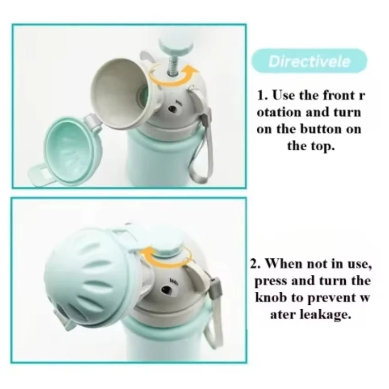 Portable Baby Travel Potty Hygienic Leak Proof Urinal Emergency